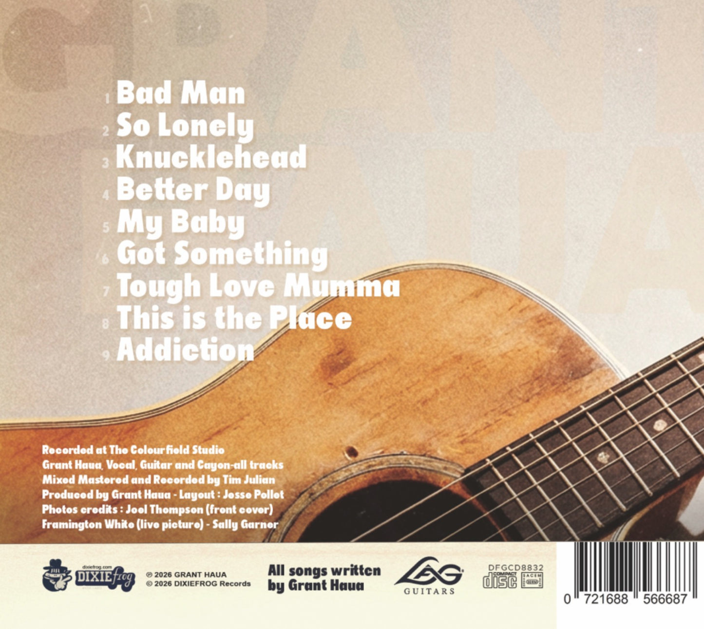 Grant Haua - Tahanga