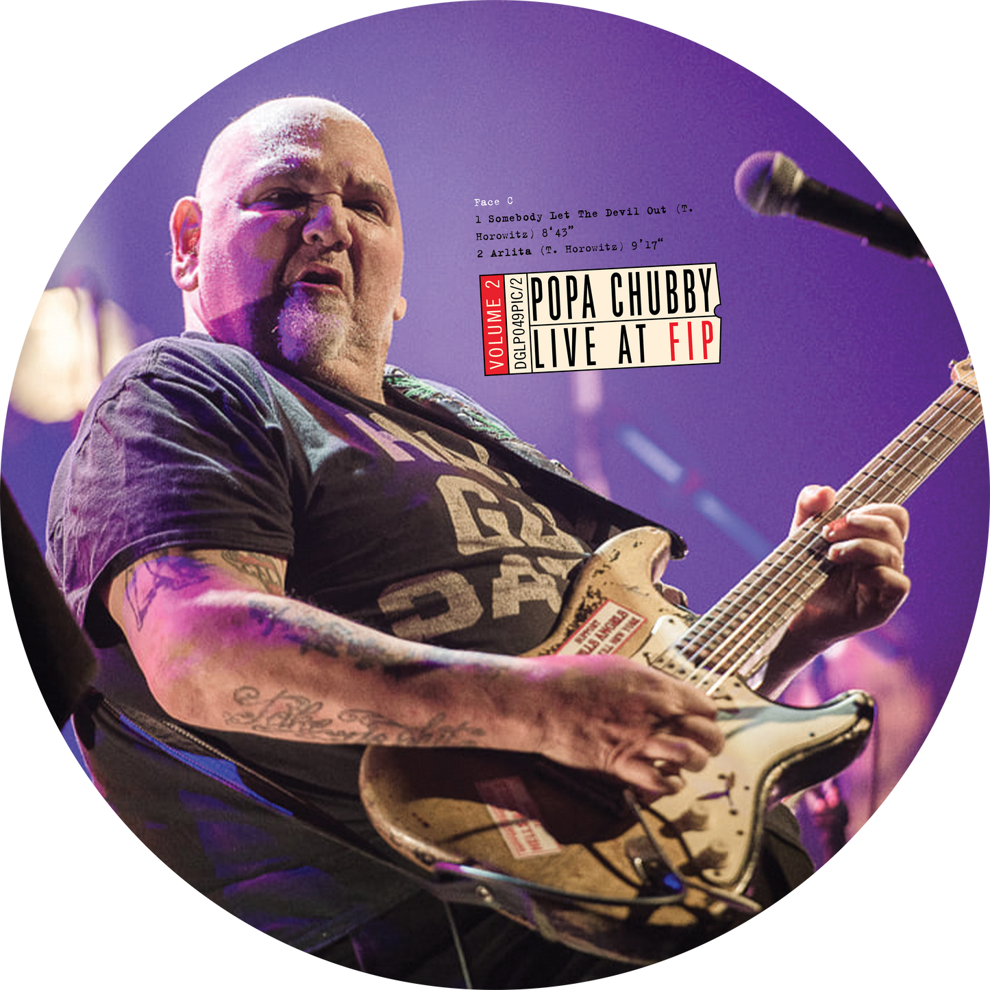 [PRE-ORDER] POPA CHUBBY - PICTURE DISC - LIVE AT FIP VOL.1